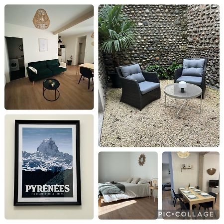 Le Patio : Appartement Chic 3 Chambres Au Coeur De ポー エクステリア 写真