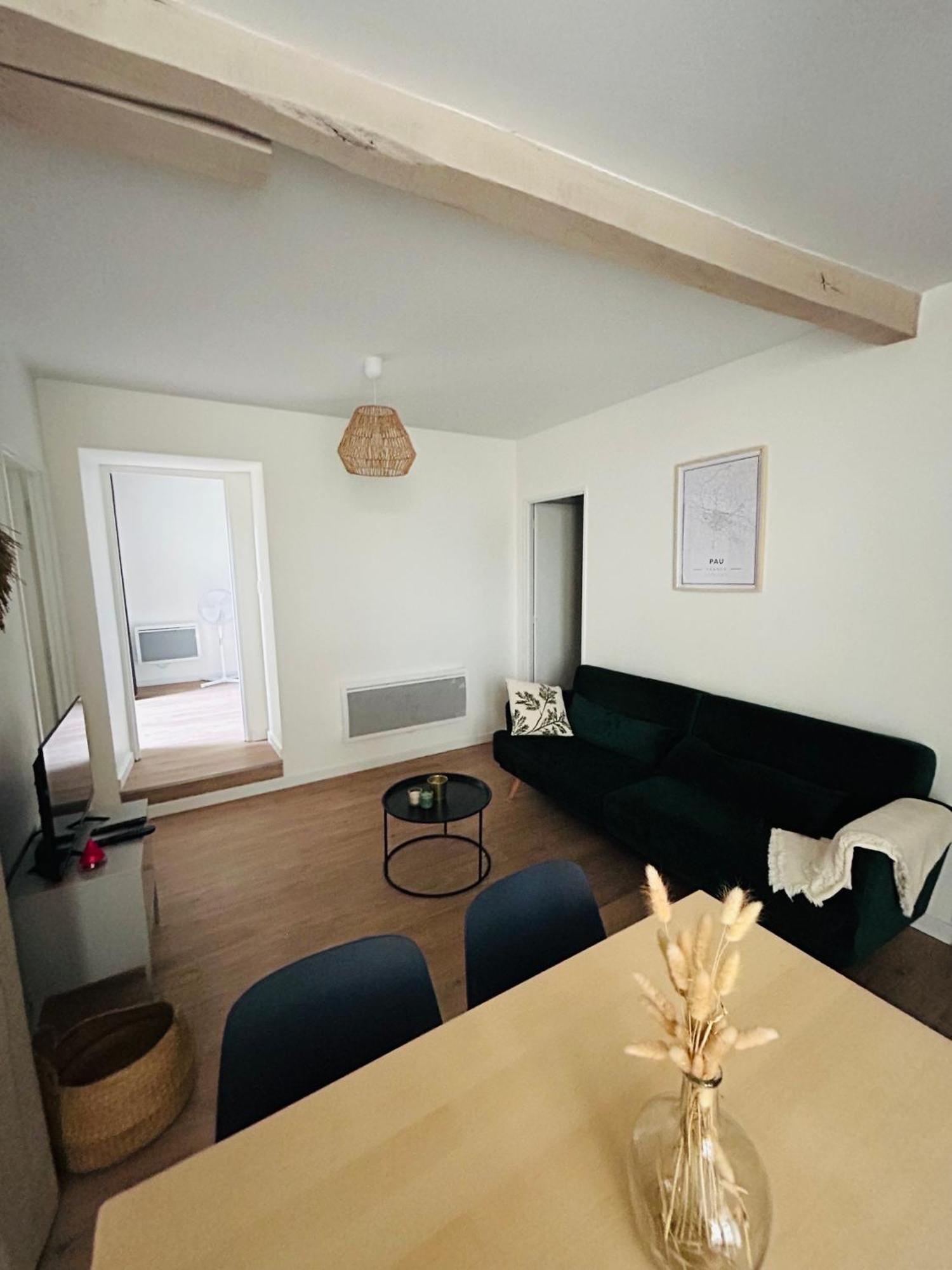 Le Patio : Appartement Chic 3 Chambres Au Coeur De ポー エクステリア 写真